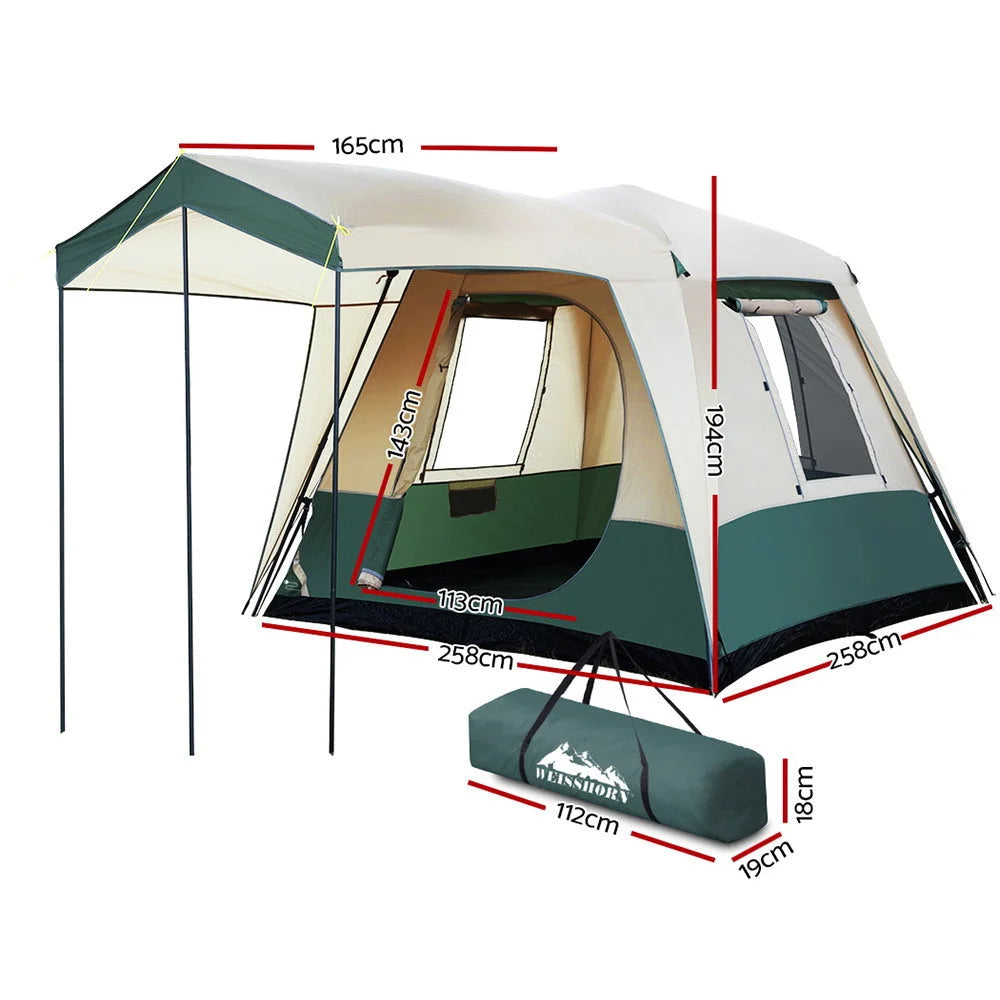 Camping Tent Instant Up 4 Person Pop-Up Tents Family Hiking
