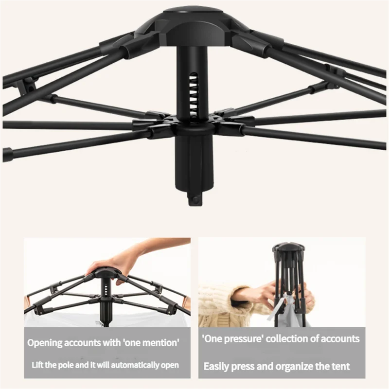 Camping Tent with Awning | Waterproof Family Tent