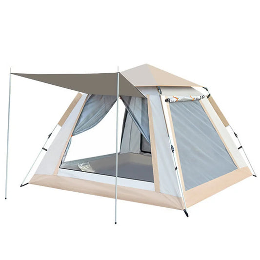 Camping Tent with Awning | Waterproof Family Tent