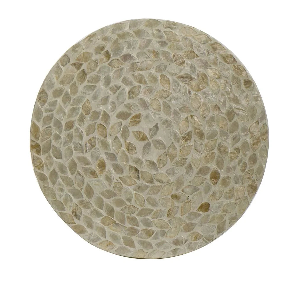 CANCUN SHELL STOOL/TABLE - Furniture > Living Room > Side