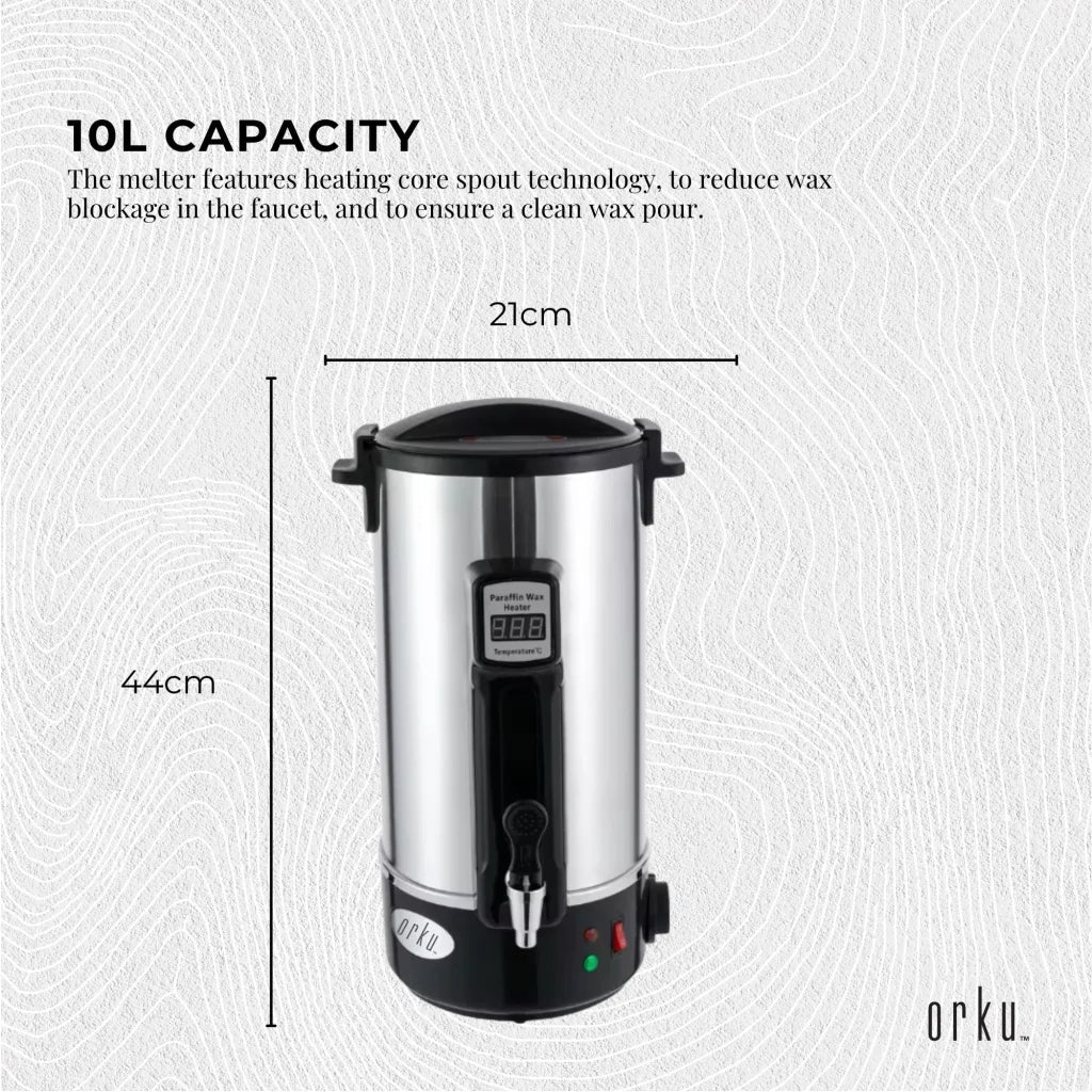 Candle Wax Heater 10L with Core Heating Tap - Warmer Melter