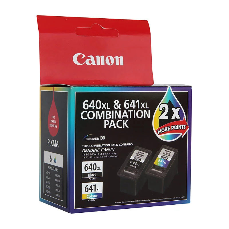 Canon PG640 CL641 XL Ink Cartridge Twin Pack Genuine