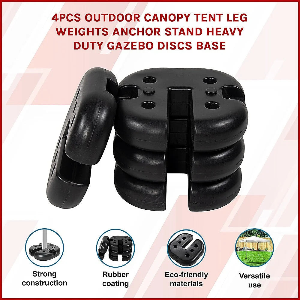 Canopy Tent Leg Weights 4pcs Heavy Duty Gazebo Anchor Stand