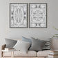 Canvas Wall Art Black White Pattern 2 Sets Black Frame