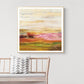 Canvas Wall Art Blooming Field Gold Frame 60x60cm - Home &
