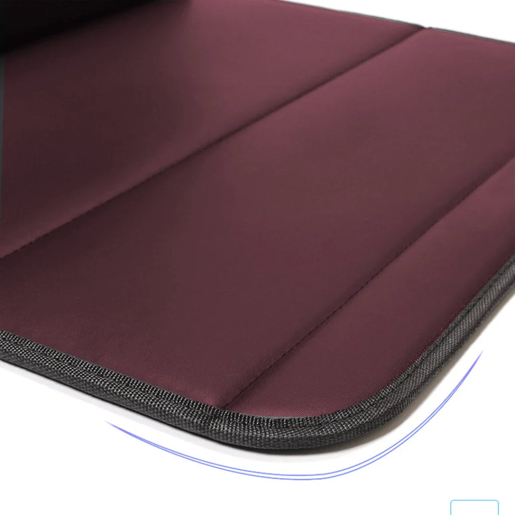 Car Boot Organizer Premium Leather Collapsible Foldable Trunk Cargo Storage Box - Red Large