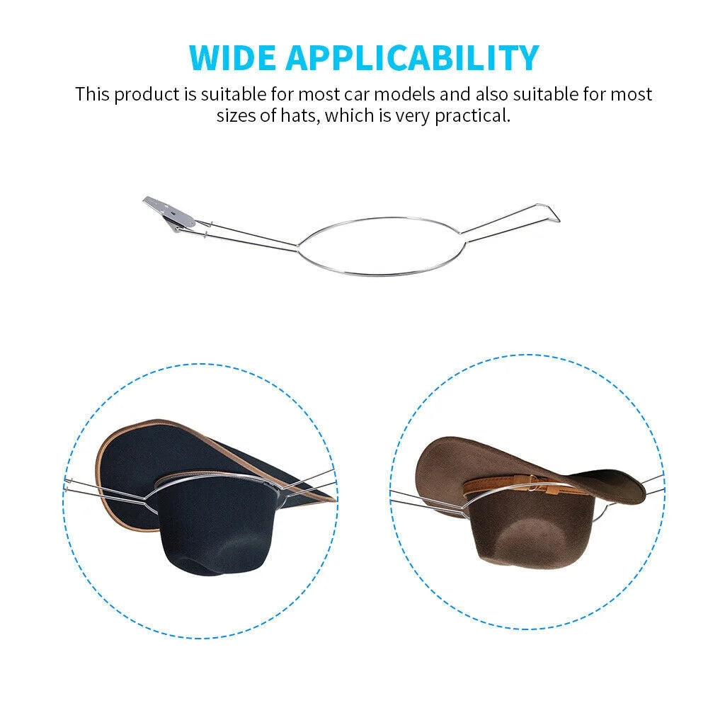 Car Hat Holder Saver Spring Steel Hat Load Cover Riding