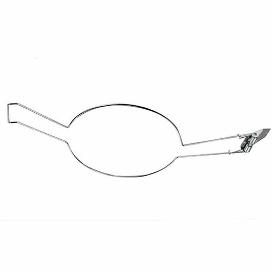 Steel car hat holder with cover fabric and edge stitching