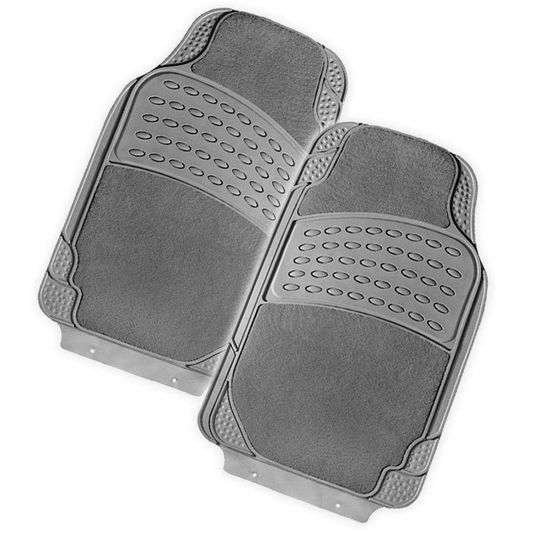 Car Mat COLOSSUS 2-Piece - Grey [Rubber/Carpet] - Others