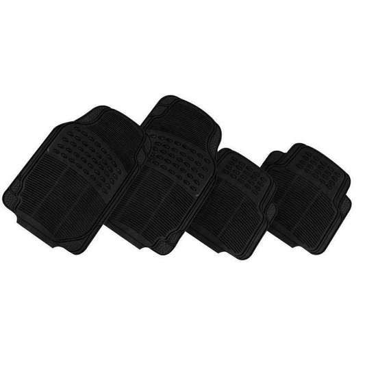 Car Mat THUNDER 4-Piece - Black [Rubber] - Others