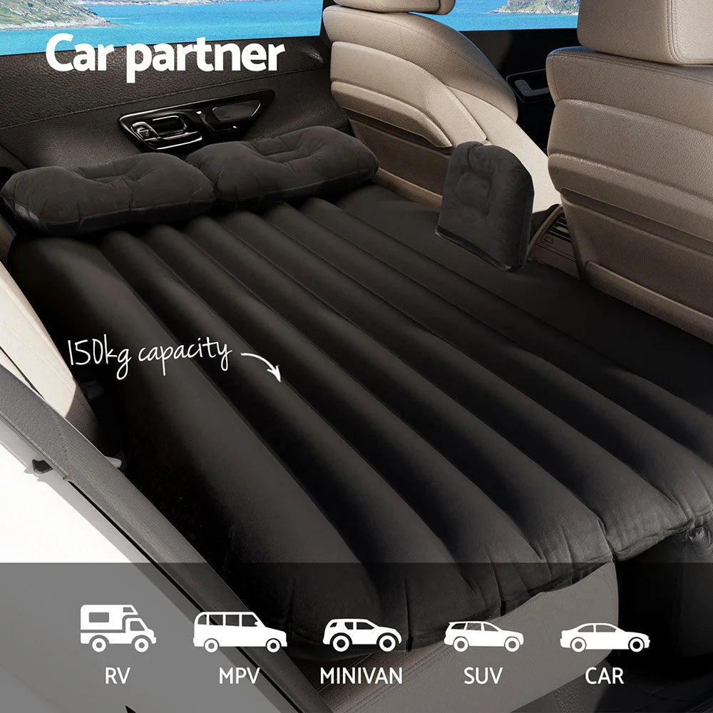 Black 134x78 mattress with pocket spring construction and fabric cover