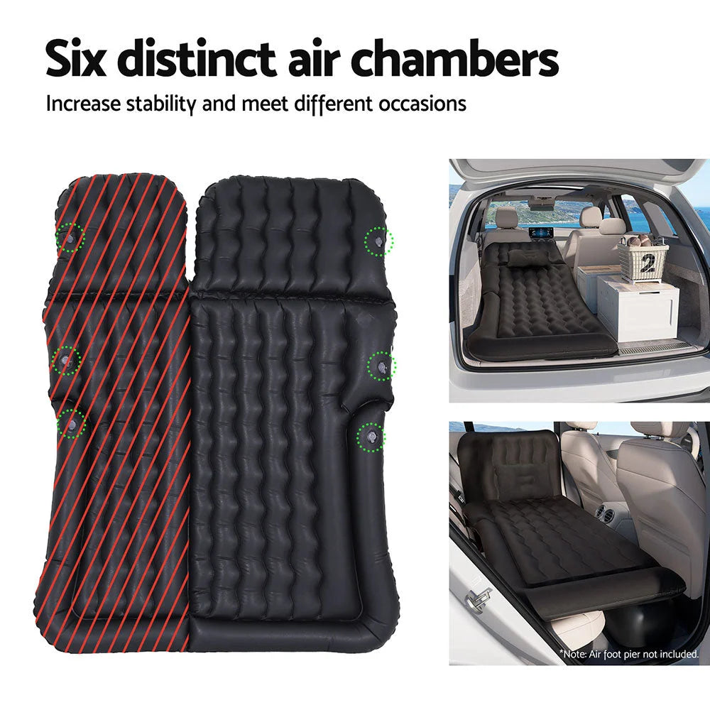 Car Mattress 175x130 Inflatable SUV Back Seat Camping Bed