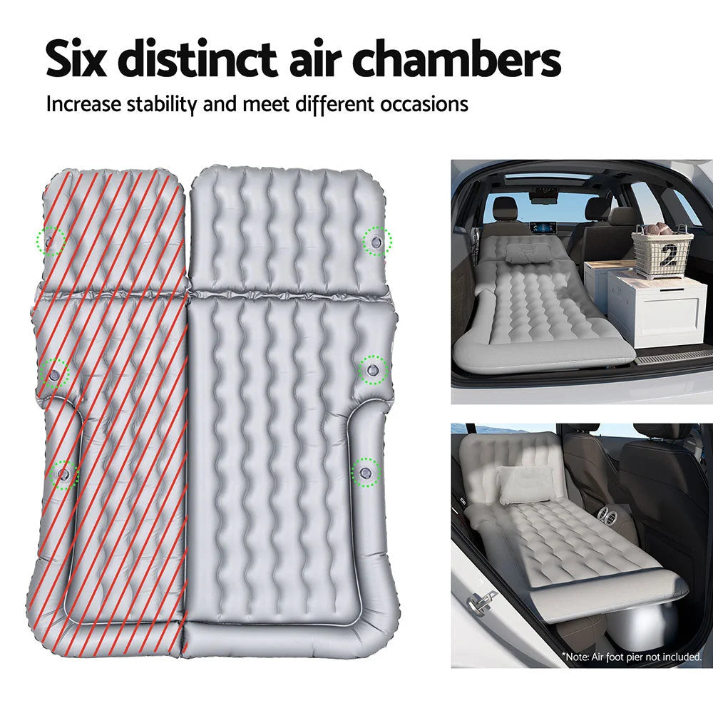 Car Mattress 175x130 Inflatable SUV Back Seat Camping Bed