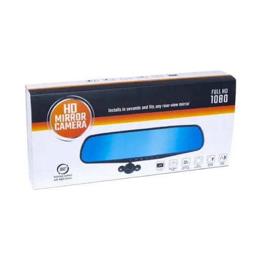 Car Rearview Backup Mirror HD 1080P with FREE Recorder