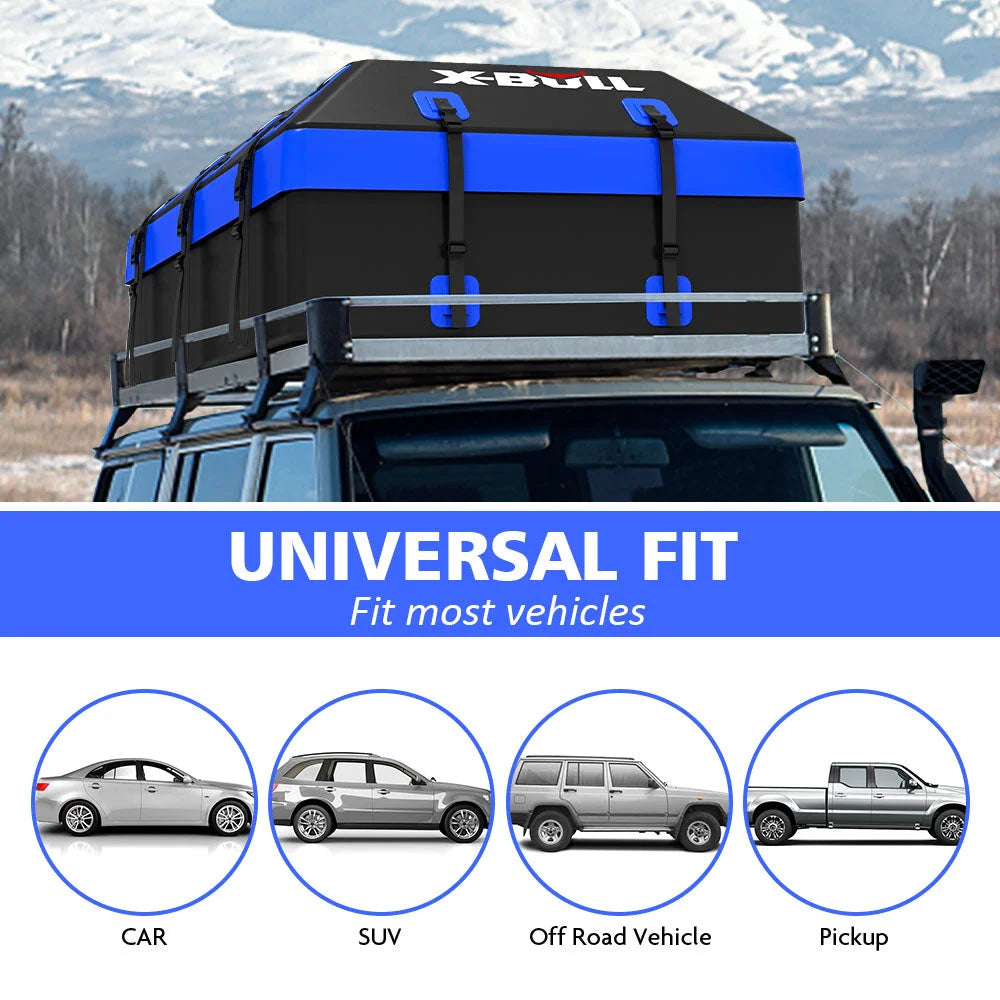 Car Roof Cargo Bag Rooftop Carrier 100% Waterproof for All