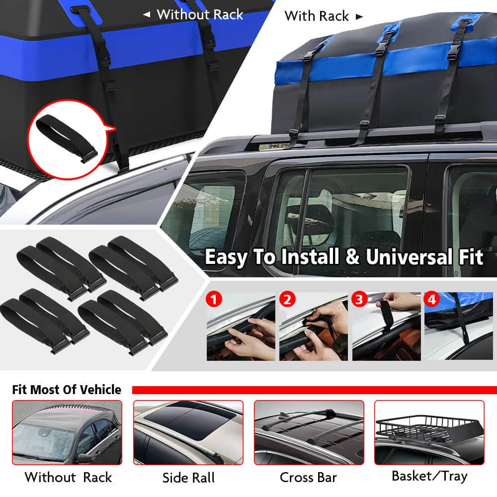 Car Roof Top Rack Carrier Waterproof Travel Cargo Luggage