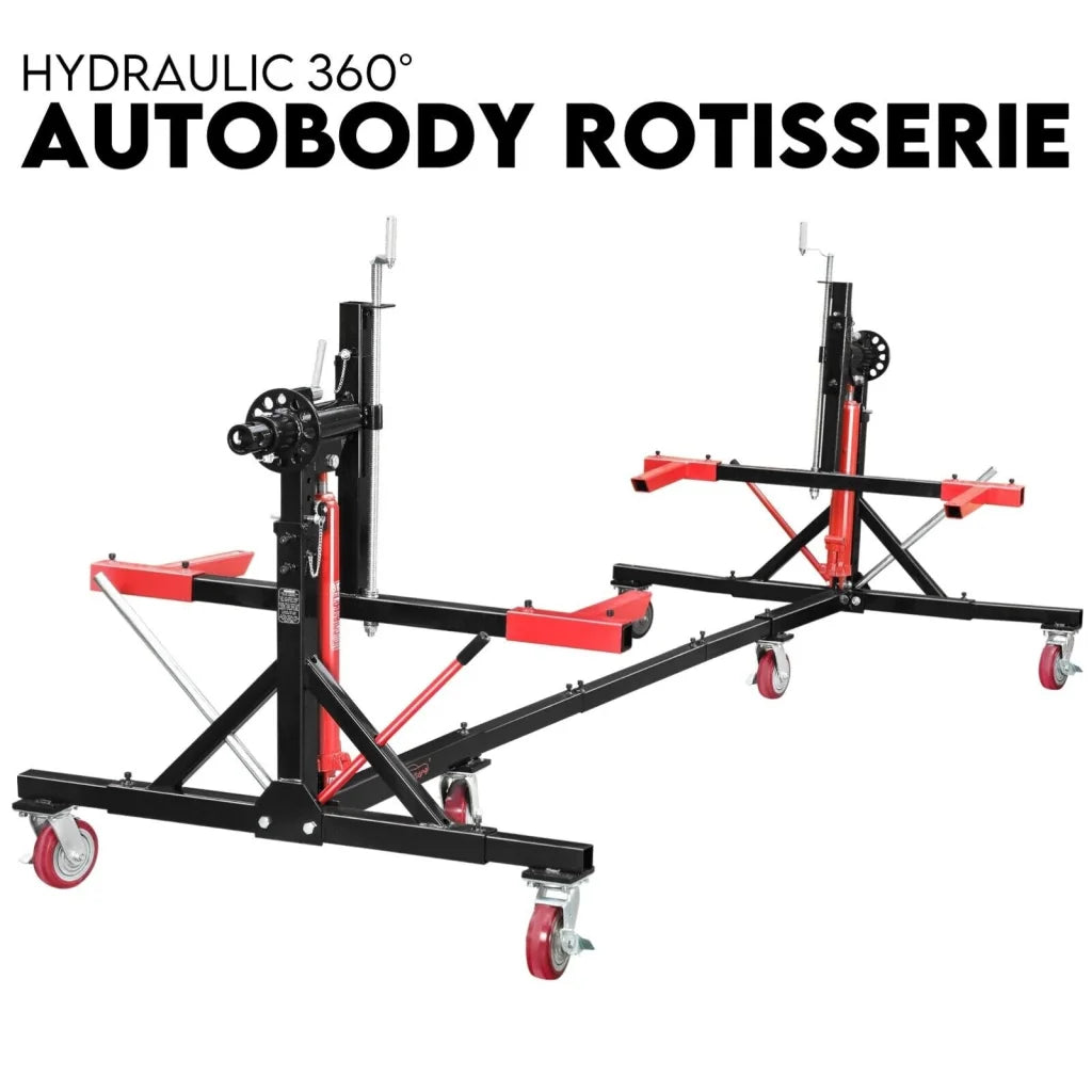 Car Rotisserie Hydraulic Auto Body Frame Repair Restoration