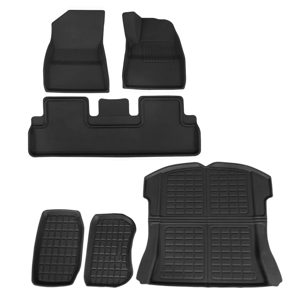 Car Rubber Floor Mats for Tesla Model 3 Trunk Toolbox Cargo