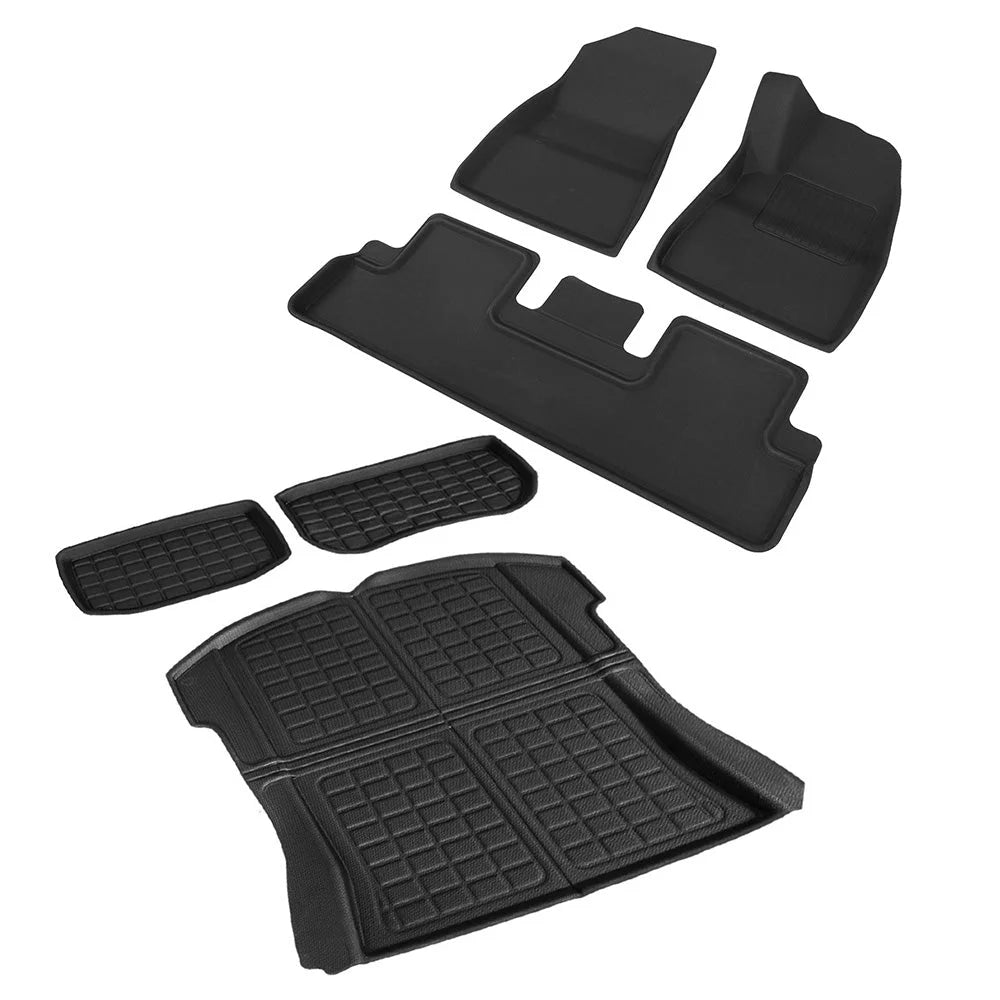 Car Rubber Floor Mats for Tesla Model 3 Trunk Toolbox Cargo