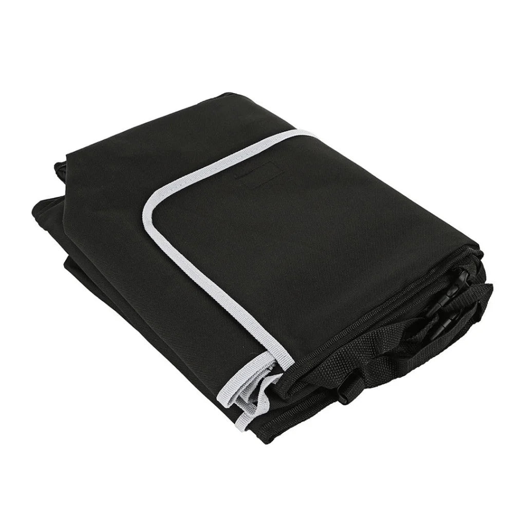 Car Storage Trunk Organizer Oxford Cloth Backseat Multi-Purpose Interior Accessories - Black