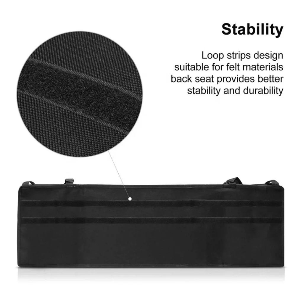 Car Storage Trunk Organizer Oxford Cloth Backseat Multi-Purpose Interior Accessories - Black