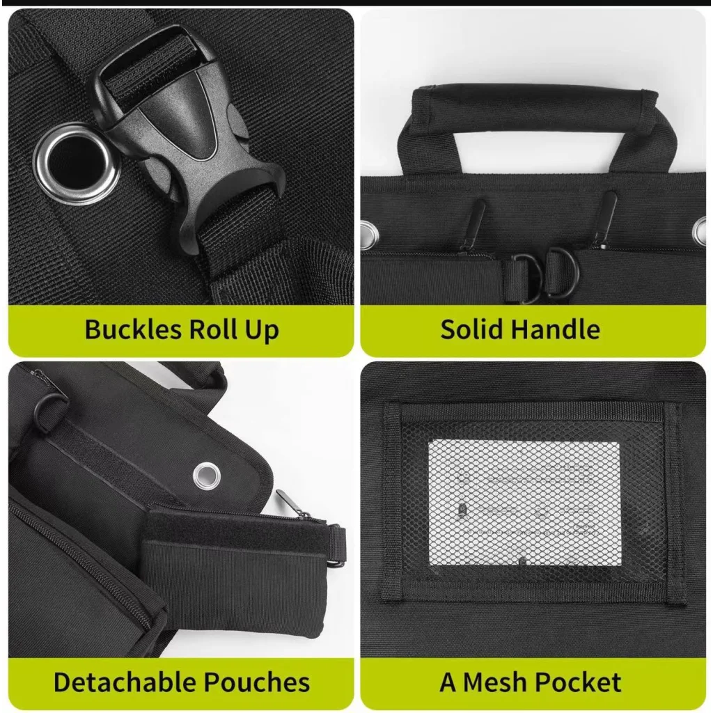 Car Tool Roll-Up Bag Portable Electrician & Woodworking