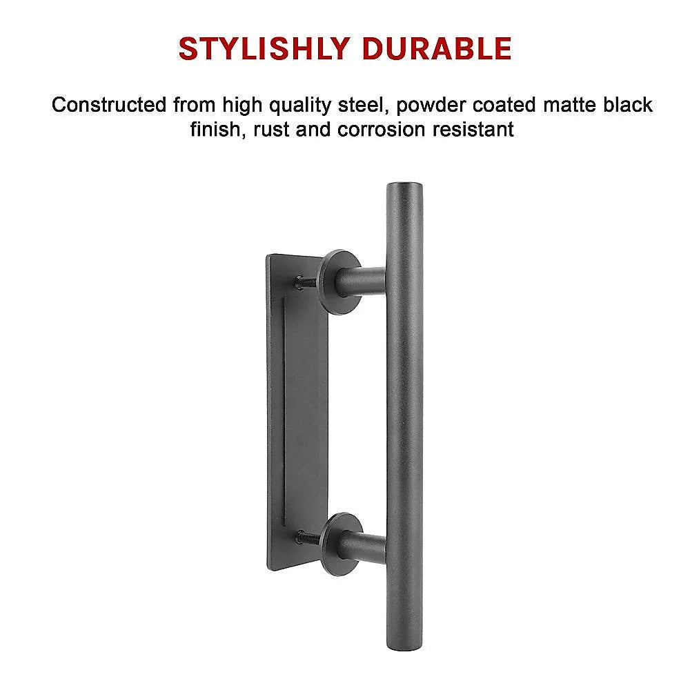 Carbon Steel Door Handle & Flush Pull for Wood Door or Gate