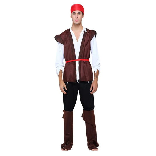 Caribbean Pirate man Costume - Fashion > Men’s Fashion >