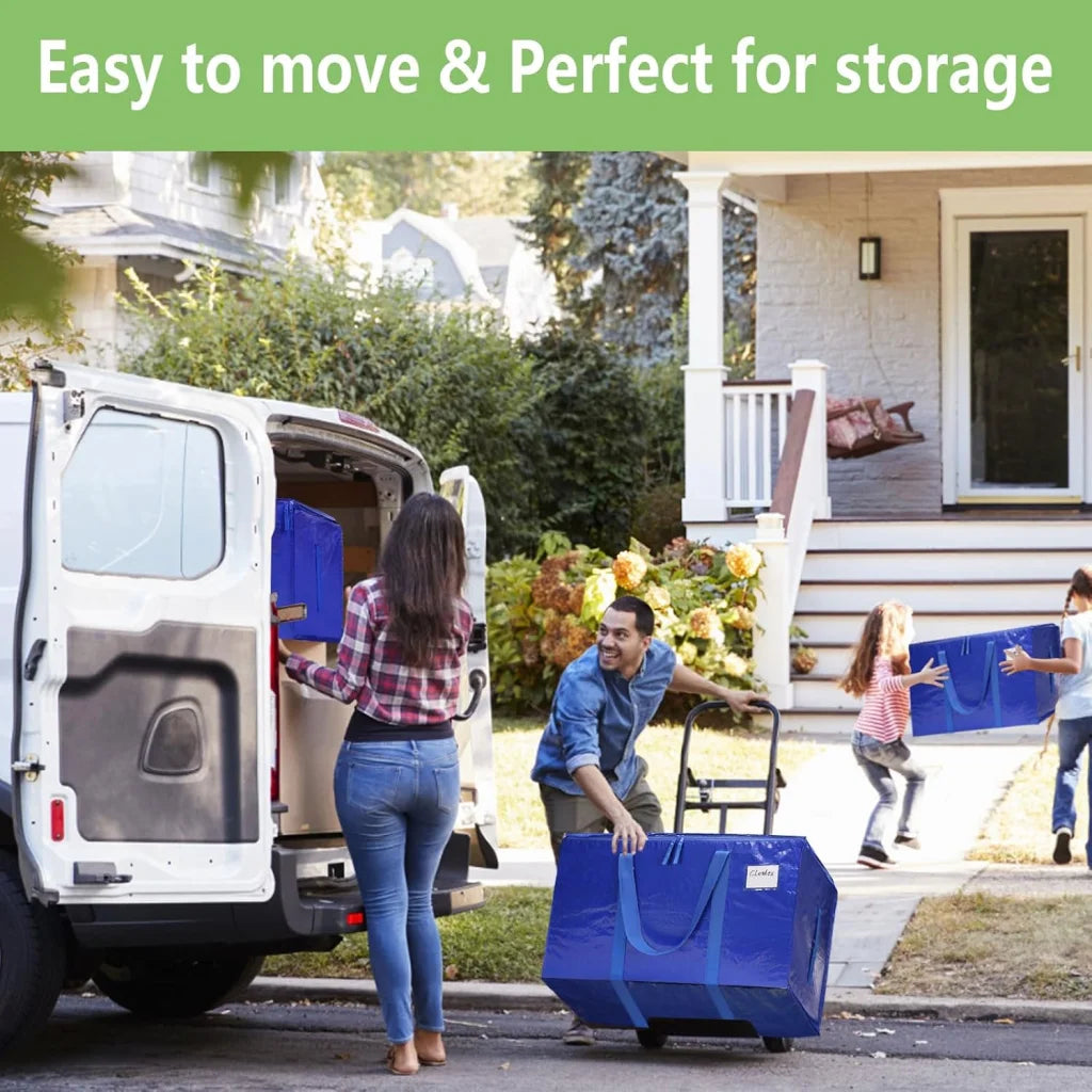 CARLA HOME 12-Pack Large Moving Storage Bags with Zippers &
