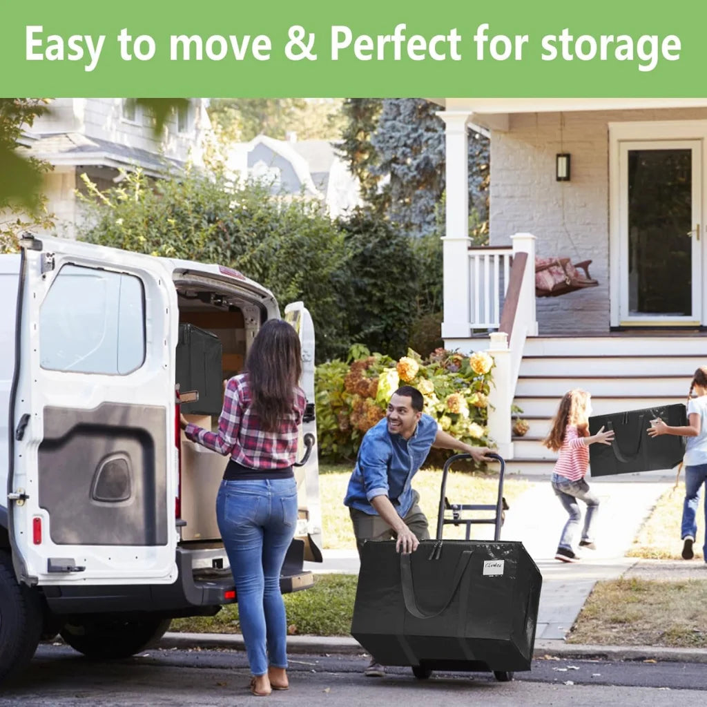 CARLA HOME 12-Pack Large Moving Storage Bags with Zippers &