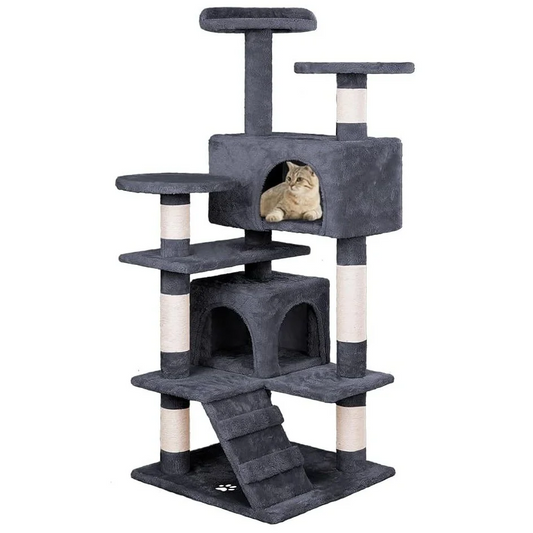 CARLA HOME 180cm Cat Tree Tower for Indoor Cats with Plush