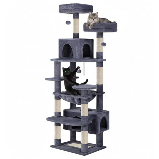 CARLA HOME 180cm Cat Tree Tower for Indoor Cats with Plush