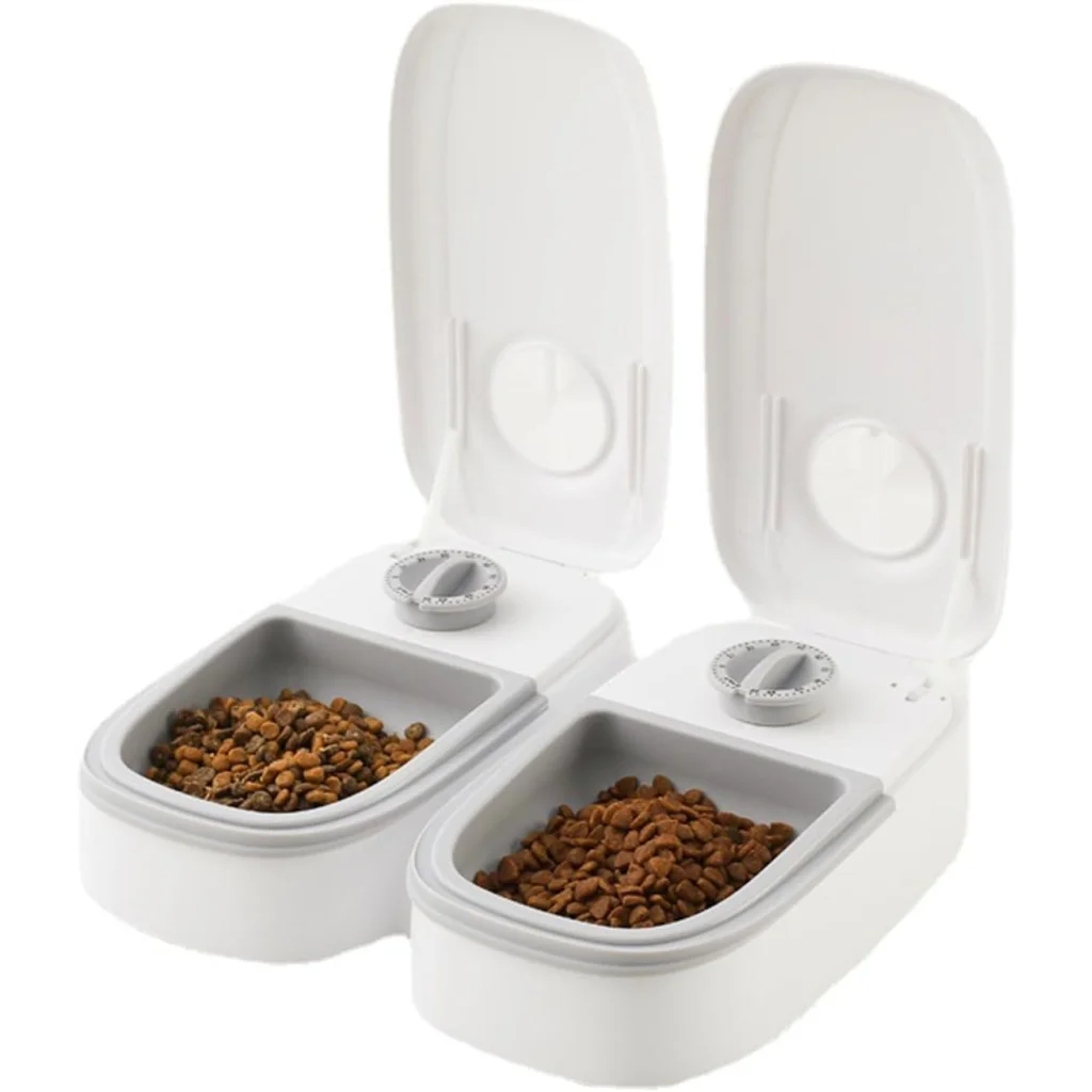 CARLA HOME 2 Meal Automatic Pet Feeder with Timer for Cat &
