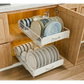 Carla 2 Pack Pull Out with Dish Rack Kitchen Cabinet Slide