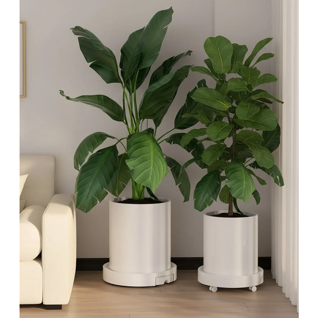 CARLA 2 Pack Rolling Plant Stand