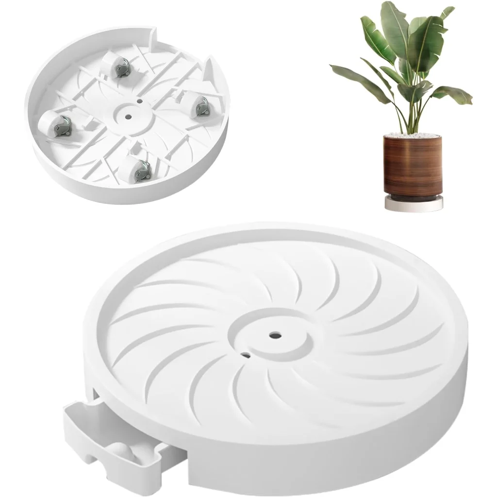 CARLA HOME 2-Pack Rolling Plant Stand with 360° Wheels