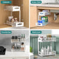 CARLA HOME 2 Pack Under Sink Organizer Pull Out Sliding