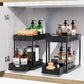 CARLA HOME 2 Pack Under Sink Organizer with Pull-Out Basket