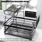 CARLA HOME 2-Tier Dish Drying Rack for Kitchen Counter