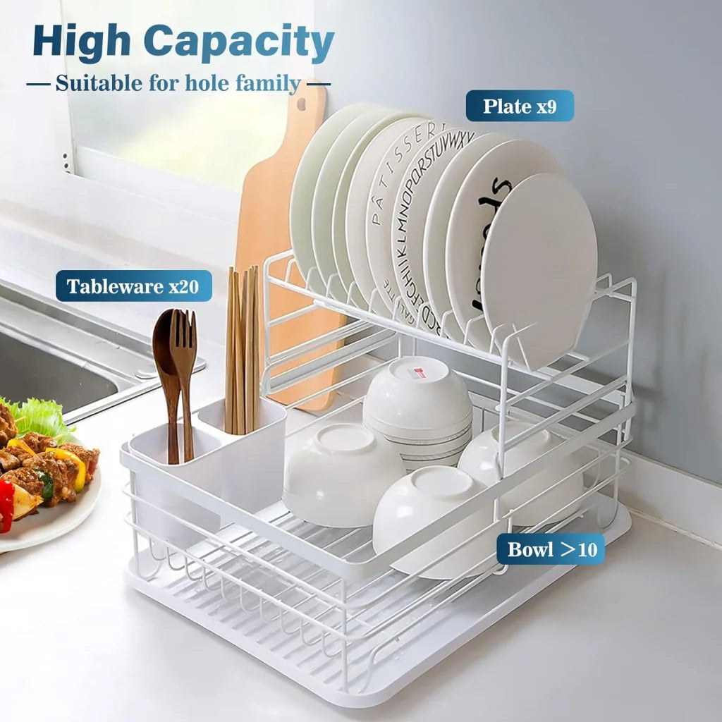 Carla 2 Tier Dish Drying Rack