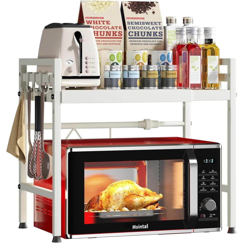 CARLA Two Tier Microwave Oven Rack