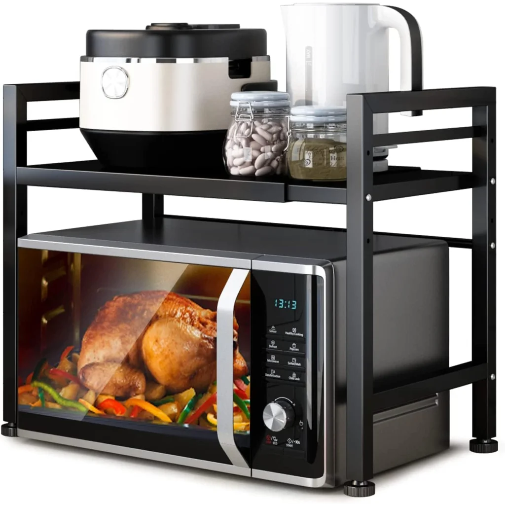 CARLA Two Tier Microwave Oven Rack