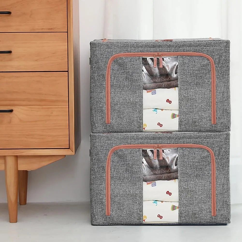 Pack large clothes with side edge stitching and layered fabric