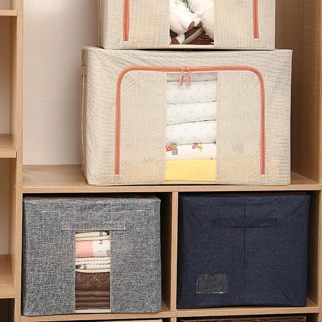 CARLA HOME 3 pack Large Clothes Storage Bins with Lids