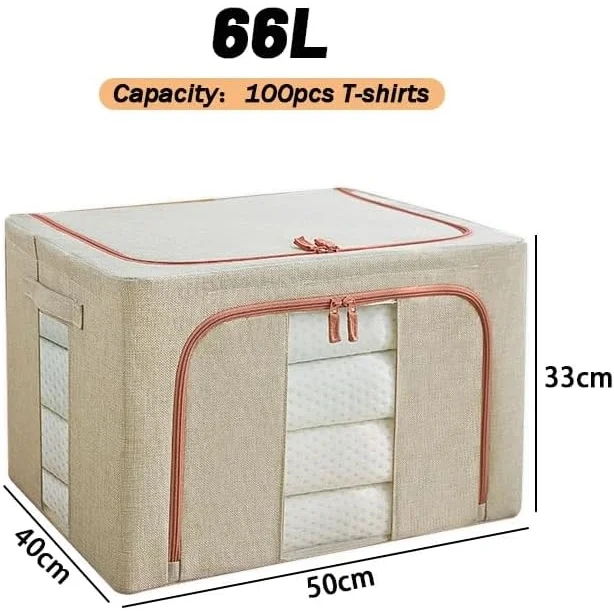 CARLA HOME 3 pack Large Clothes Storage Bins with Lids