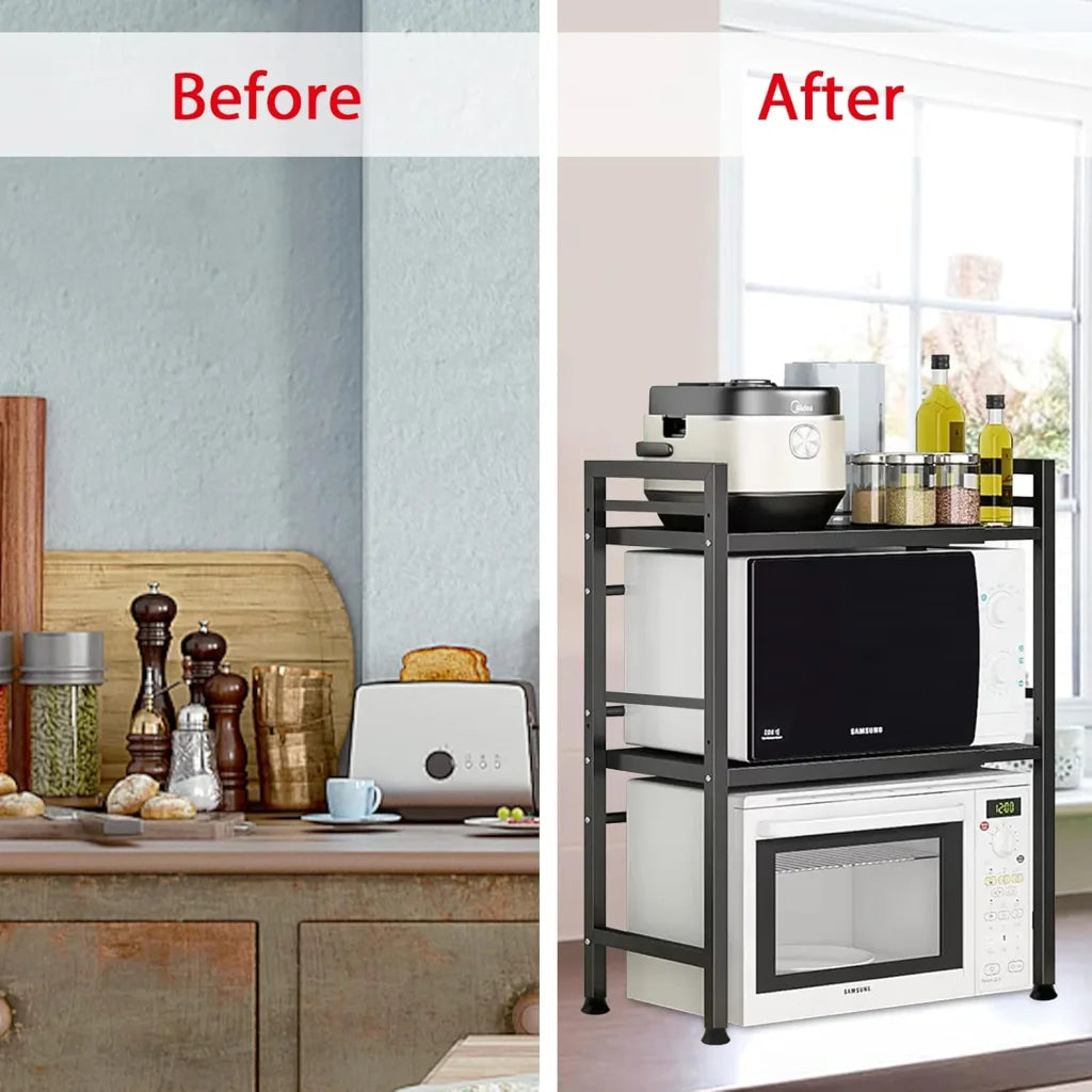 Metal storage rack with upright supports and shelf tiers