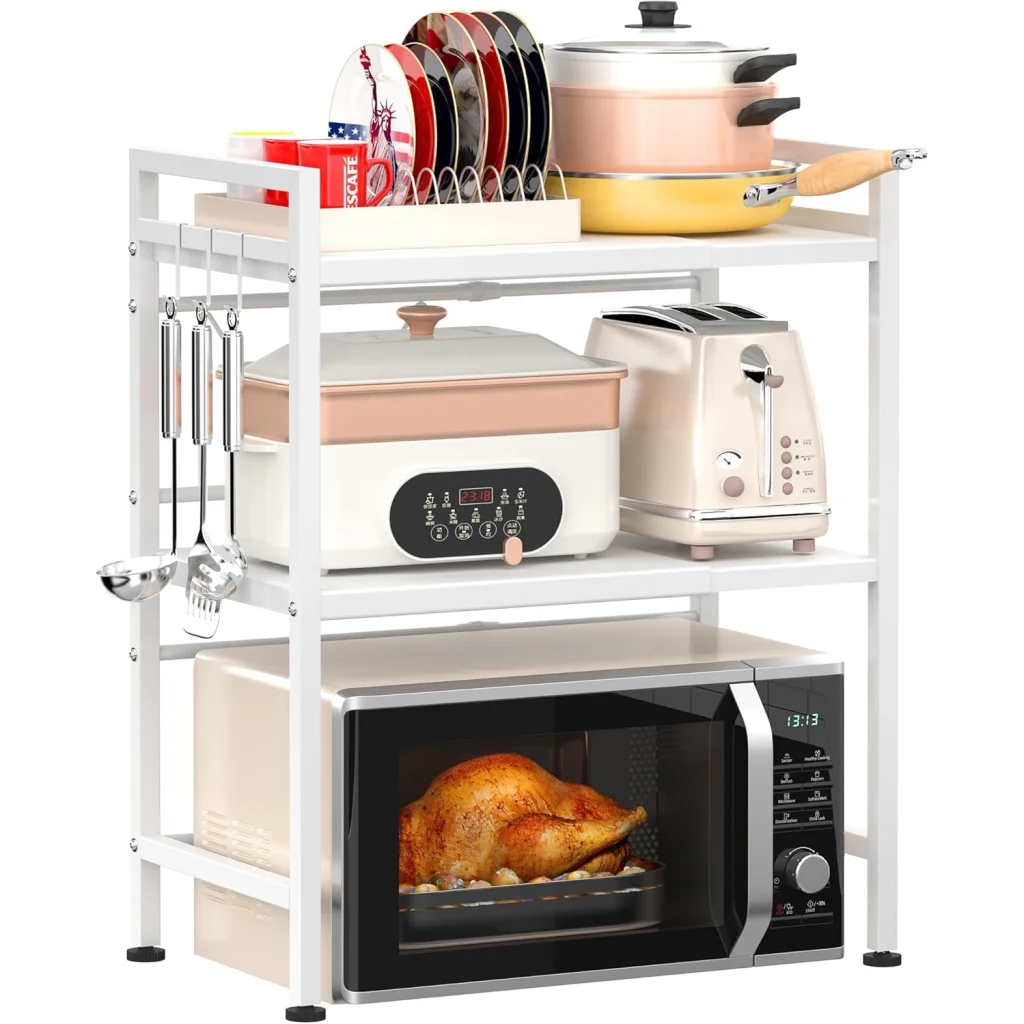 CARLA Three Tier Microwave Oven Rack