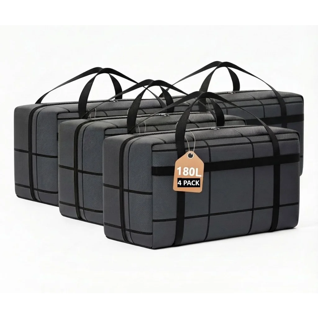 CARLA HOME 4-Pack 180L Extra Large Moving Storage Bags