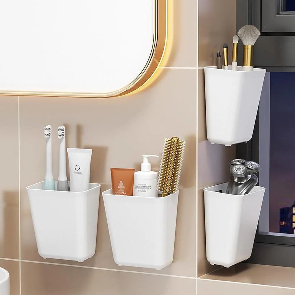 CARLA HOME 4-Pack Self-Adhesive Wall Storage Box