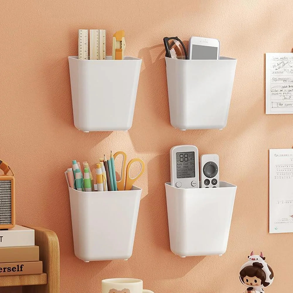 CARLA HOME 4-Pack Self-Adhesive Wall Storage Box